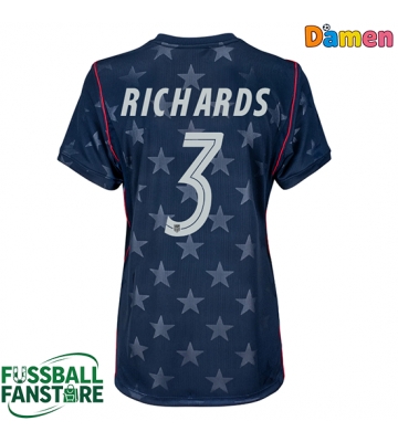 Vereinigte Staaten Chris Richards #3 Replik Auswärtstrikot Damen WM 2026 Kurzarm